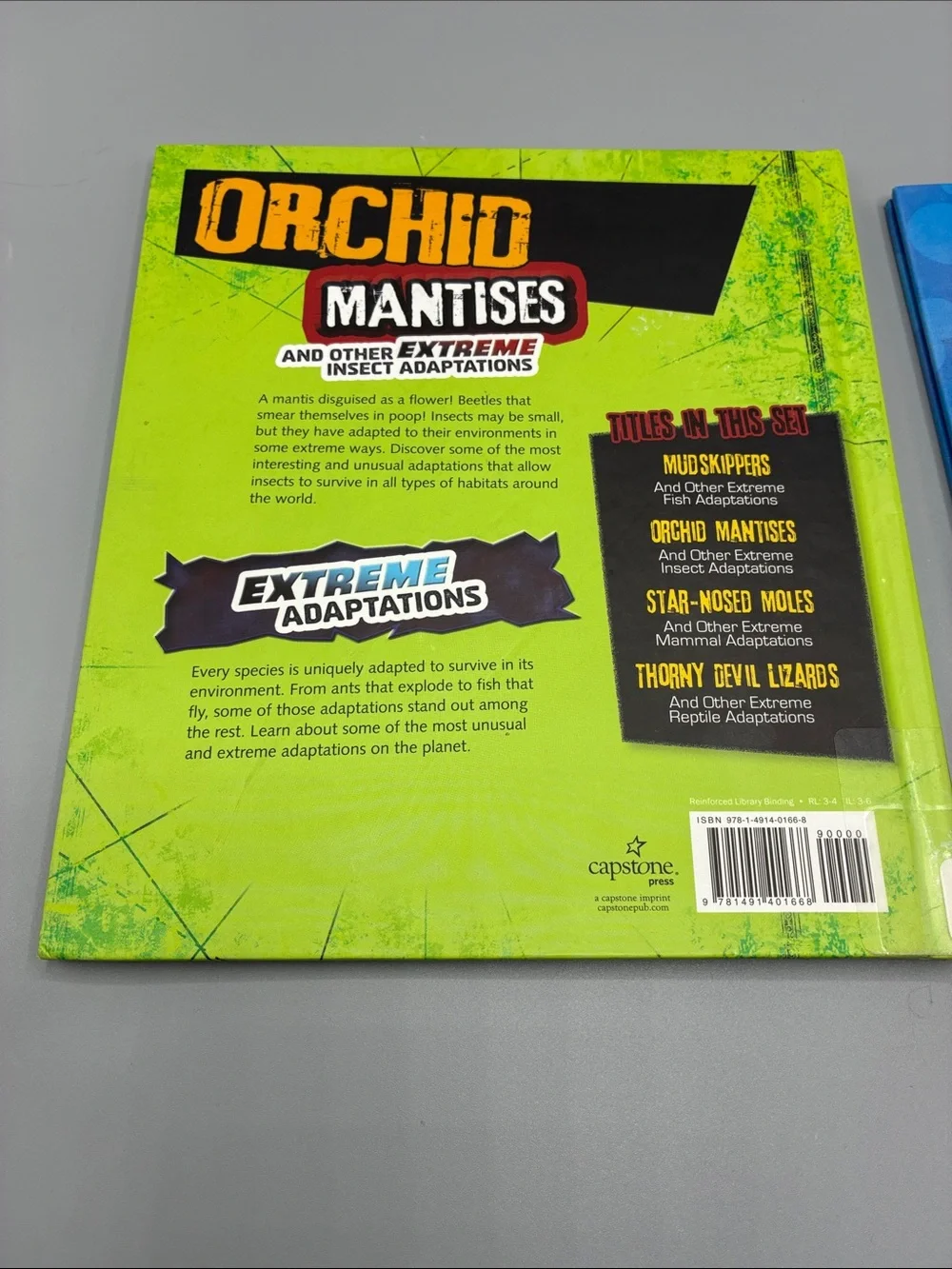 3/$10 Orchid Mantises and Cutttlefiah Underwater World Educational Books